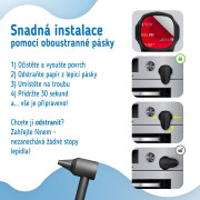 Bezpečnostný zámok na dvierka rúry, odolný voči teplu 1 ks Sipo