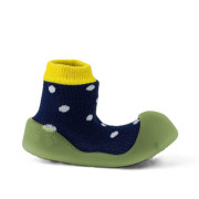 Ponožkové topánočky Chameleon Polka Navy