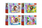 Minipuzzle miniMaxi 20 dielikov Gabbyin pestrý deň Trefl
