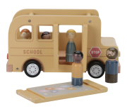 Školský autobus s figúrkami drevený Little Dutch