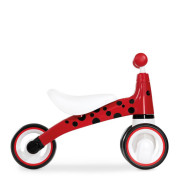 Detské odrážadlo 1st Ride s tromi kolesami Ladybug Red Hauck