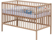 Detská postieľka s kompletnou výbavou, 120 x 60 cm, Raty Scarlett