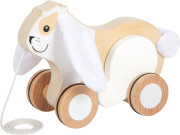 Drevená ťahacia hračka Králik so šuštivými uškami small foot