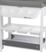 Prebaľovací pult s vaničkou Rosie Mineral Grey