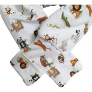 Spací vak s nohavicami Zoo biely Esito