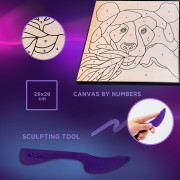 Panda výtvarná sada maľovanie podľa čísel Okto