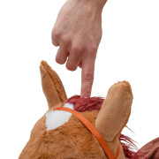 Plyšový skákací koník so zvukom Baby Mix