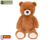 Medveď plyšový 80 cm tmavo hnedý Plush Friends