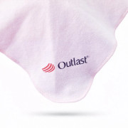 Šatka tenká šilt Outlast® UV 50+ ružové baby/kytky Little Angel