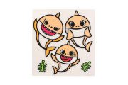 Okenné samolepky a omaľovánky Baby Shark s farbami