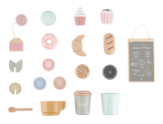 Kávovar drevený veľký s príslušenstvom Coffee House Little Dutch