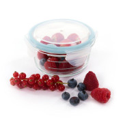 Sklenené misky s viečkami B-Glass Bowls 280 ml Bo Jungle