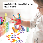 Prstové farby na cesty 48 ks Jarmelo