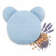 Termofor TEDDY nahrievací vankúšik s čerešňovými kôstkami a levanduľou