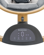 Hojdacie lehátko elektrické Ashlee Dark Grey KikkaBoo