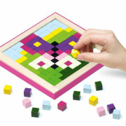 Pixel II kúzla - drevená mozaika Cubika 2. AKOSŤ