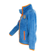 Mikina chlapčenská chlpatá so stojačikom modrá Pidilidi