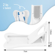 Detský bezpečnostný zámok na posuvné dvere, 2 ks Sipo