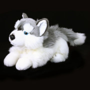 Plyšový pes husky ležiaci 30 cm Eco-Friendly Rappa