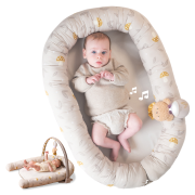 Hniezdo pre bábätko s hrazdou Little Explorer Taf Toys