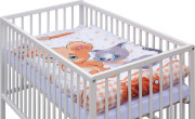 Detská postieľka s kompletnou výbavou Scarlett 120 x 60 cm - Tery