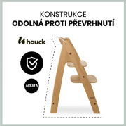 Drevená stolička Arketa dub masív Hauck