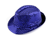 Karnevalový klobúk s flitrami