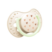 Cumlík svietiaci silikónový dynamický 2 ks Teddy Love 0 - 6 m Lovi