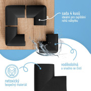 Ochrana rohov a hrán penová sada 4 ks Sipo