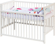 Detská postieľka s kompletnou výbavou 120 x 60 cm Moly Scarlett