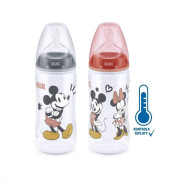 NUK FC+ fľaša s kontrolou teploty Mickey 300 ml