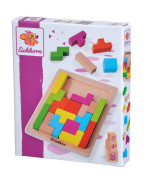 Drevená hra skladanie tvarov