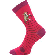 Ponožky detské Filip 06 ABS obrázkové mix dievčenské (3 páry) veľ. 35-38 (23-25)