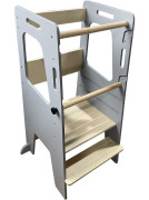 Rastúca učiaca veža šedá 2Kids Toys