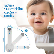 Bezpečnostný zámok toaletného sedátka Sipo