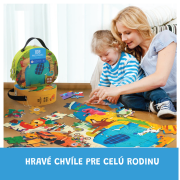 Puzzle Deň v ZOO 108 ks Jarmelo