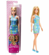Barbie Trendy Blondínka modré šaty