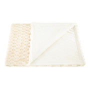 Deka dvojitá bublinky Mazlík 70 x 100 cm Outlast® - Smotanová/biela káva