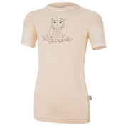 Tričko tenké KR obrázok Outlast® UV 50+ sv. marhuľová