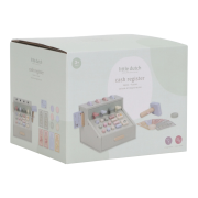 Pokladňa so skenerom a čítačkou kariet drevená Little Dutch