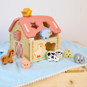 Domček farma Vkladačka Pastel Tooky Toy