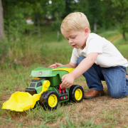 John Deere Kids - Sklápač a nakladač 2v1 so svetlami a zvukmi