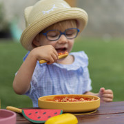 Tanier silikónový s prísavkou Take&Match 6 m+ Petite & Mars