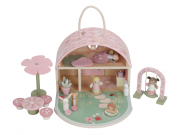 Domeček pro víly dřevěný přenosný Fairy Garden Little Dutch