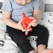 Plyšová hračka s pískatkom - Líška, červená Akuku