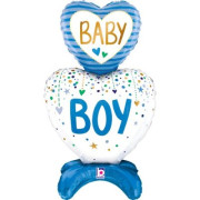 Torta samostojaca Baby Boy 28"/71 cm fóliový balónik nafukovací
