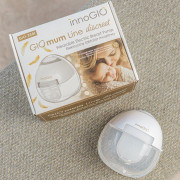 Prenosná elektrická odsávačka materského mlieka GIOmum Line Discreet Single innoGIO