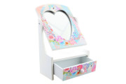 Šperkovnica drevená so zrkadielkom jednorožec
