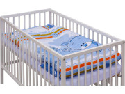 Detská postieľka s kompletnou výbavou, 120 x 60 cm, Koty Scarlett