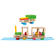 Drevená stavebnica mesto 150 dielikov